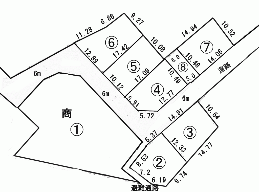 竹ケ鼻町レオパレス奥分譲地2期